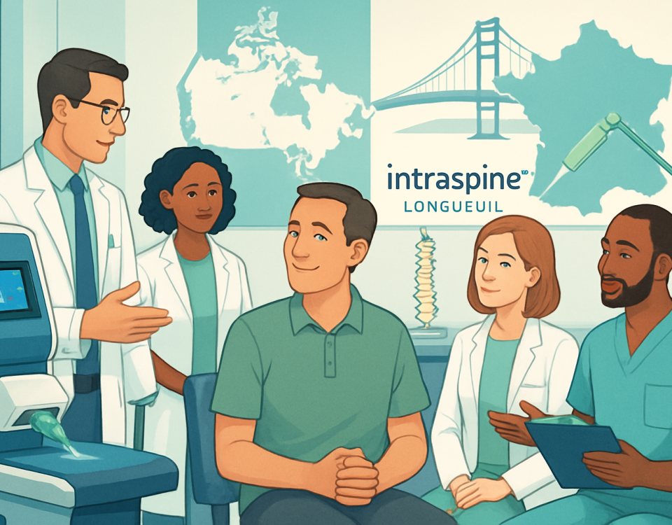 découvrez intraspine® à longueuil, une solution innovante et dynamique pour traiter les douleurs lombaires. alternative à la fusion traditionnelle, intraspine® préserve la mobilité et favorise une récupération rapide. prenez rendez-vous pour en savoir plus !