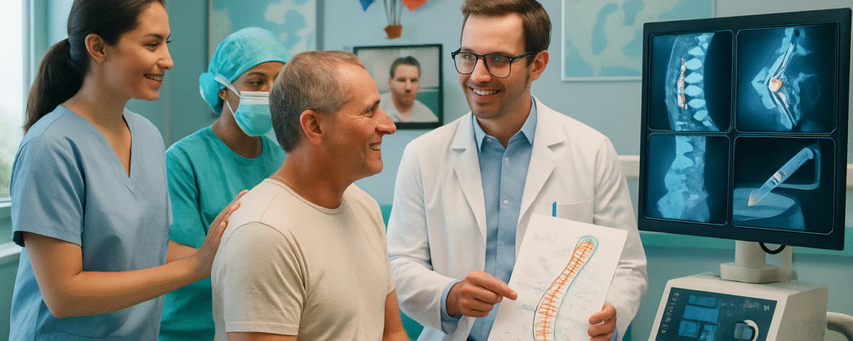 découvrez la chirurgie mini-invasive du dos : une intervention courte et sécurisée pour une récupération rapide et un retour à la vie quotidienne optimisé.