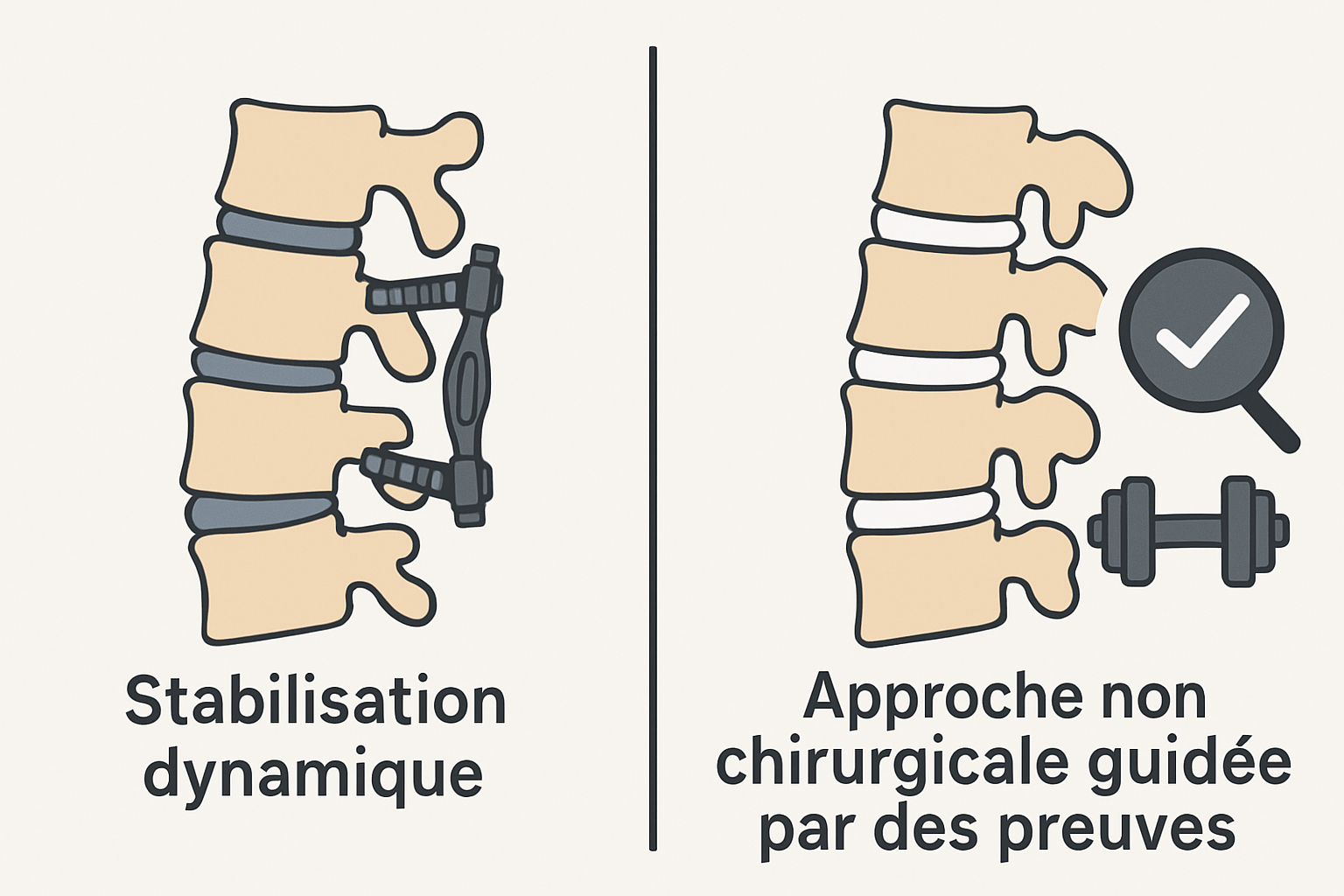 découvrez intraspine® à montréal, une solution innovante de stabilisation dynamique conçue pour éviter la fusion lombaire et préserver la mobilité de votre colonne vertébrale.