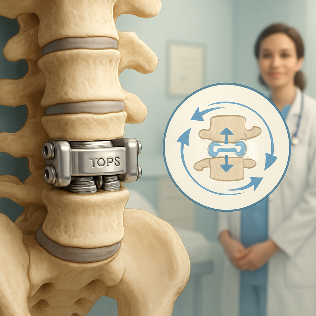 découvrez tops™, une solution innovante conçue pour préserver la mécanique naturelle de votre dos, favorisant un mouvement harmonieux et soulageant les douleurs dorsales.
