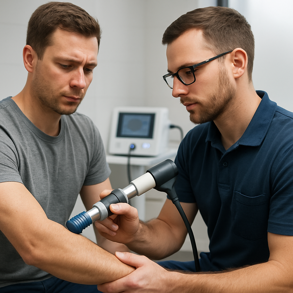 découvrez notre traitement par ondes de choc à beaconsfield pour soulager rapidement et efficacement l'épicondylite latérale (tennis elbow). retrouver mobilité et confort sans douleur.