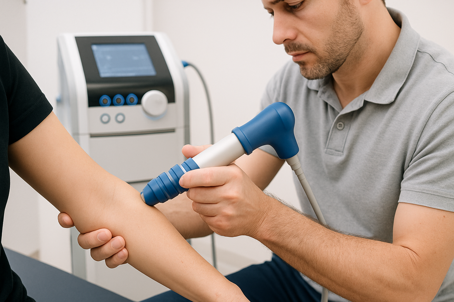 découvrez notre traitement par ondes de choc à boucherville pour l'épicondylite latérale (tennis elbow). profitez d'un soulagement rapide et efficace pour retrouver votre mobilité sans douleur.