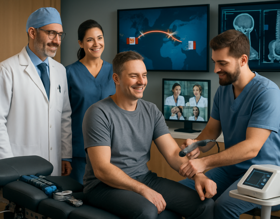 découvrez notre traitement par ondes de choc à mascouche pour l’épitrochléite (golfer's elbow). une solution rapide et efficace pour soulager la douleur et retrouver votre mobilité.