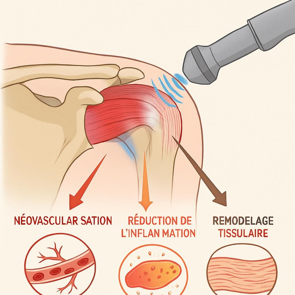 découvrez un traitement par ondes de choc efficace pour la bursite de l'épaule à beaconsfield, offrant un soulagement rapide et durable de la douleur.