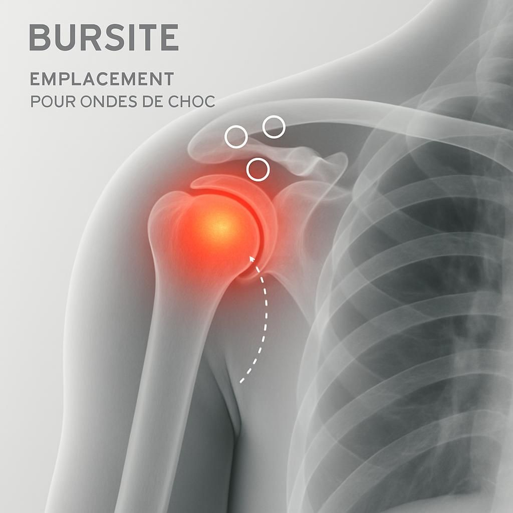 découvrez le traitement par ondes de choc pour la bursite de l'épaule à blainville, une solution rapide et efficace pour soulager la douleur et retrouver la mobilité.