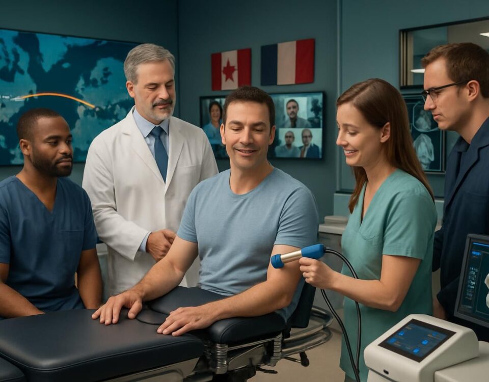 découvrez le traitement par ondes de choc pour la bursite de l'épaule à brossard, une solution rapide et efficace pour soulager la douleur et retrouver votre mobilité.