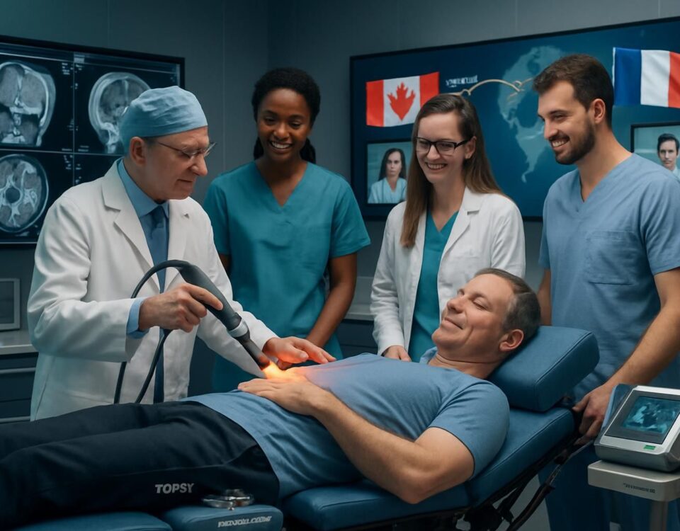 découvrez le traitement innovant par ondes de choc pour la bursite de l'épaule à laval, offrant un soulagement rapide et efficace pour retrouver mobilité et confort.