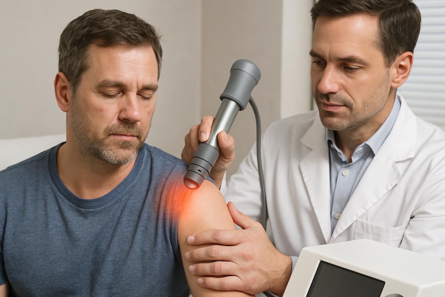 découvrez notre traitement par ondes de choc à longueuil pour soulager rapidement et efficacement la bursite de l'épaule. une solution non invasive pour retrouver votre mobilité et réduire la douleur.