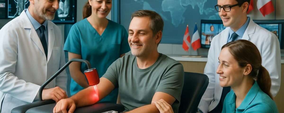 découvrez le traitement par ondes de choc pour l'épicondylite latérale (tennis elbow) à dorval, offrant un soulagement rapide et efficace pour vos douleurs au coude.