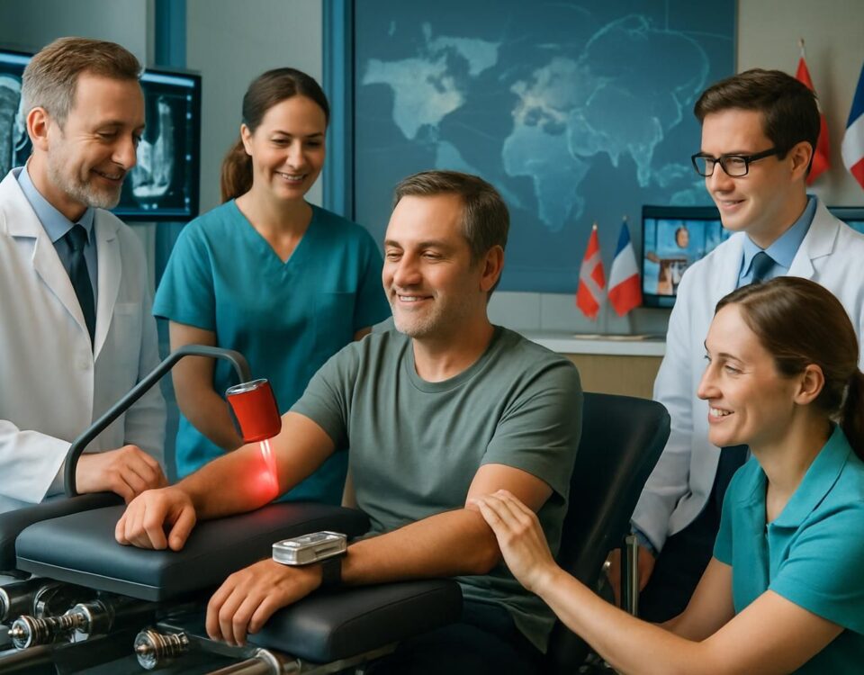 découvrez le traitement par ondes de choc pour l'épicondylite latérale (tennis elbow) à dorval, offrant un soulagement rapide et efficace pour vos douleurs au coude.