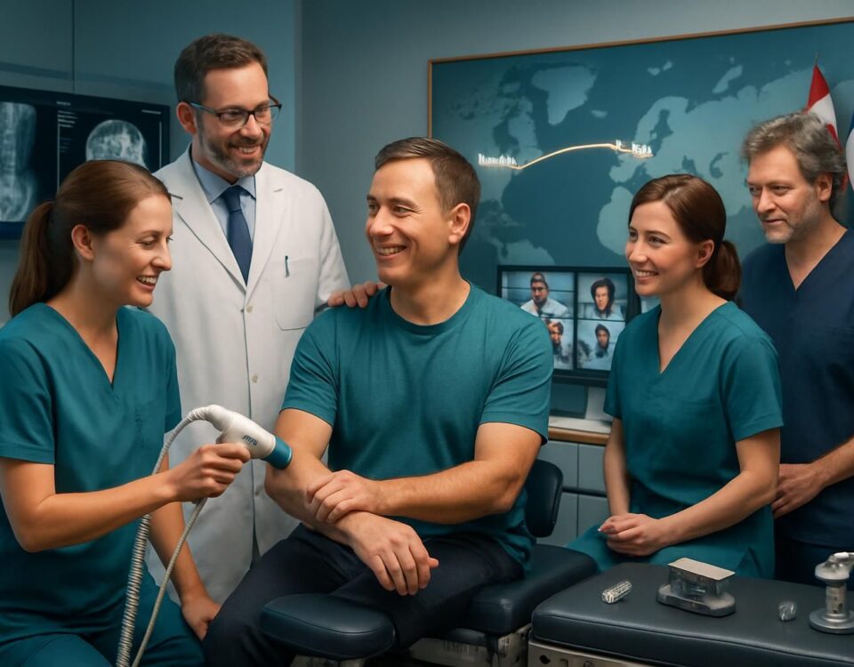 découvrez le traitement par ondes de choc pour l'épicondylite latérale (tennis elbow) à lachenaie, offrant un soulagement rapide et efficace pour vos douleurs au coude.