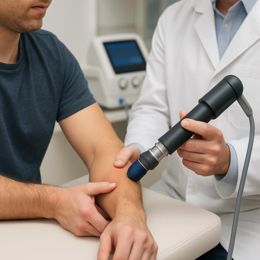 découvrez un traitement rapide et efficace par ondes de choc pour l'épitrochléite (golfer's elbow) à châteauguay. soulagement durable et récupération optimale.