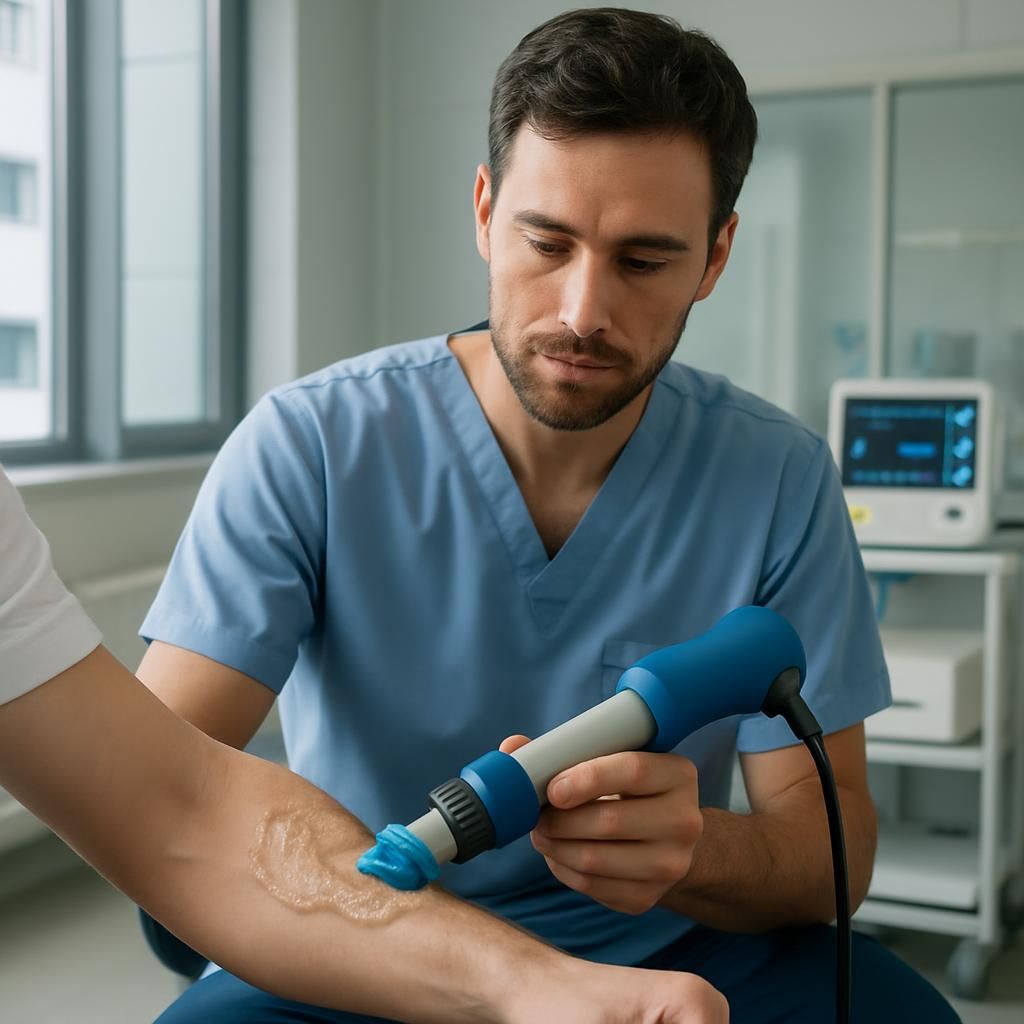 découvrez notre traitement par ondes de choc à dorval pour soulager rapidement et efficacement l'épitrochléite (golfer's elbow). retrouvrez confort et mobilité sans chirurgie.