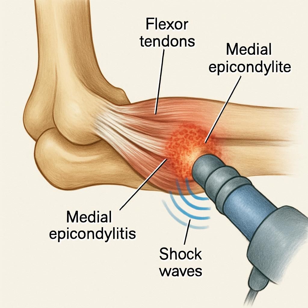découvrez notre traitement par ondes de choc à saint-jérôme pour soulager rapidement et efficacement l'épitrochléite (golfer's elbow). retrouvez une meilleure mobilité sans douleur.