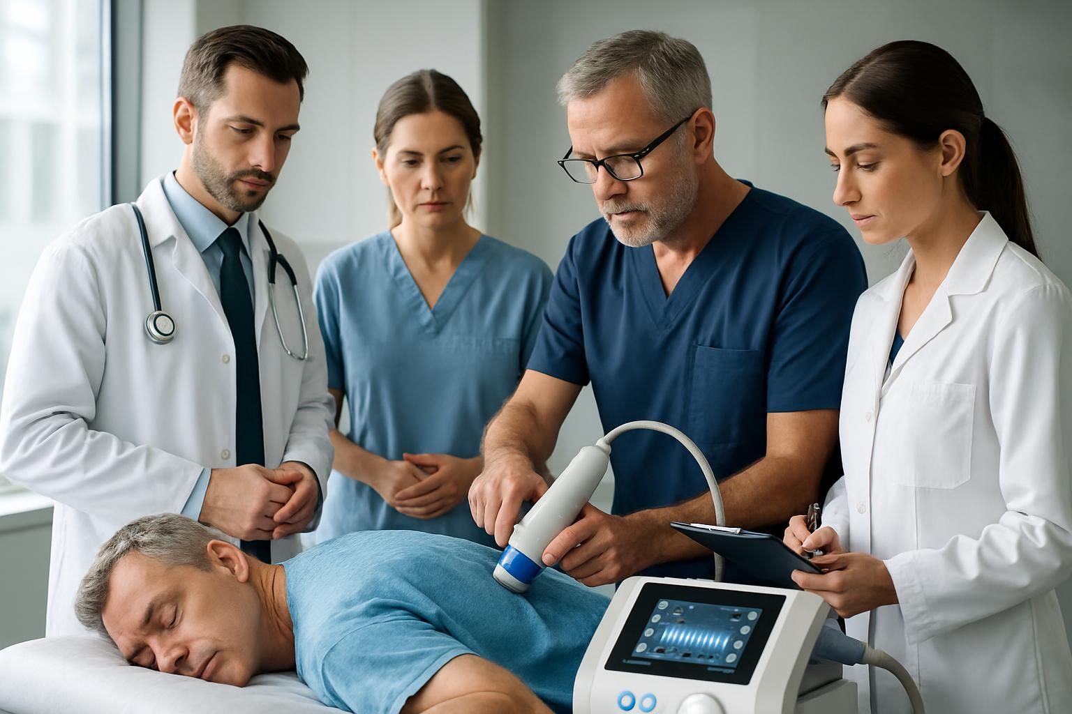 découvrez notre traitement par ondes de choc à la prairie pour la tendinite calcifiante, offrant un soulagement rapide et efficace pour retrouver votre mobilité et diminuer la douleur.