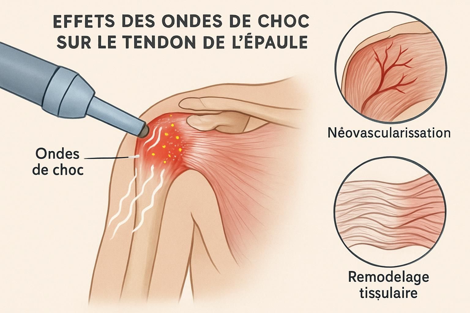 découvrez notre traitement par ondes de choc à dorval pour la tendinite de l'épaule, offrant un soulagement rapide et efficace. réduisez la douleur et améliorez votre mobilité dès maintenant.