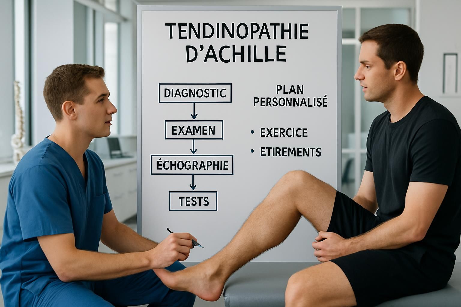 découvrez notre traitement par ondes de choc pour la tendinopathie d'achille à boucherville, offrant un soulagement rapide et efficace pour retrouver votre mobilité sans douleur.