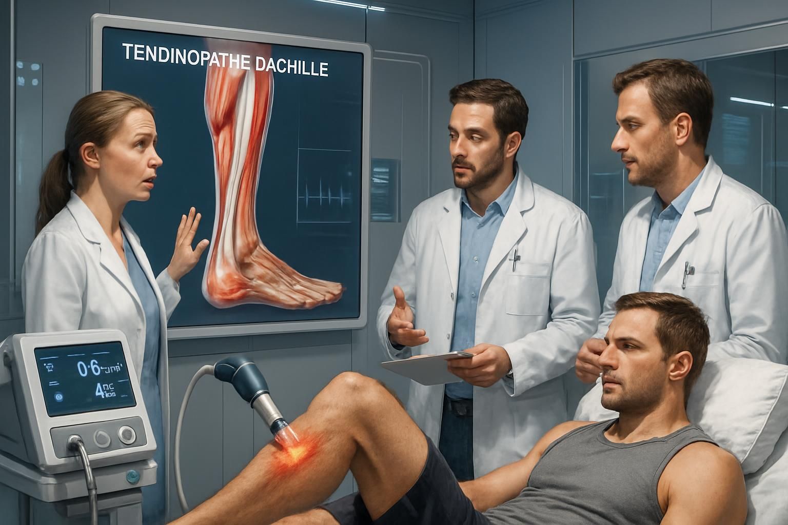 découvrez notre traitement par ondes de choc à repentigny pour la tendinopathie d'achille, offrant un soulagement rapide et efficace pour retrouver votre mobilité sans douleur.