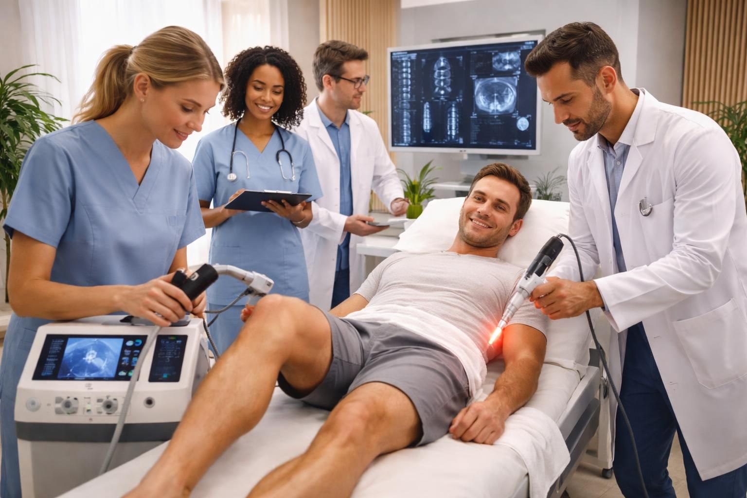 découvrez notre traitement par ondes de choc à châteauguay pour une tendinite du genou. profitez d'un soulagement rapide et efficace pour retrouver votre mobilité rapidement.