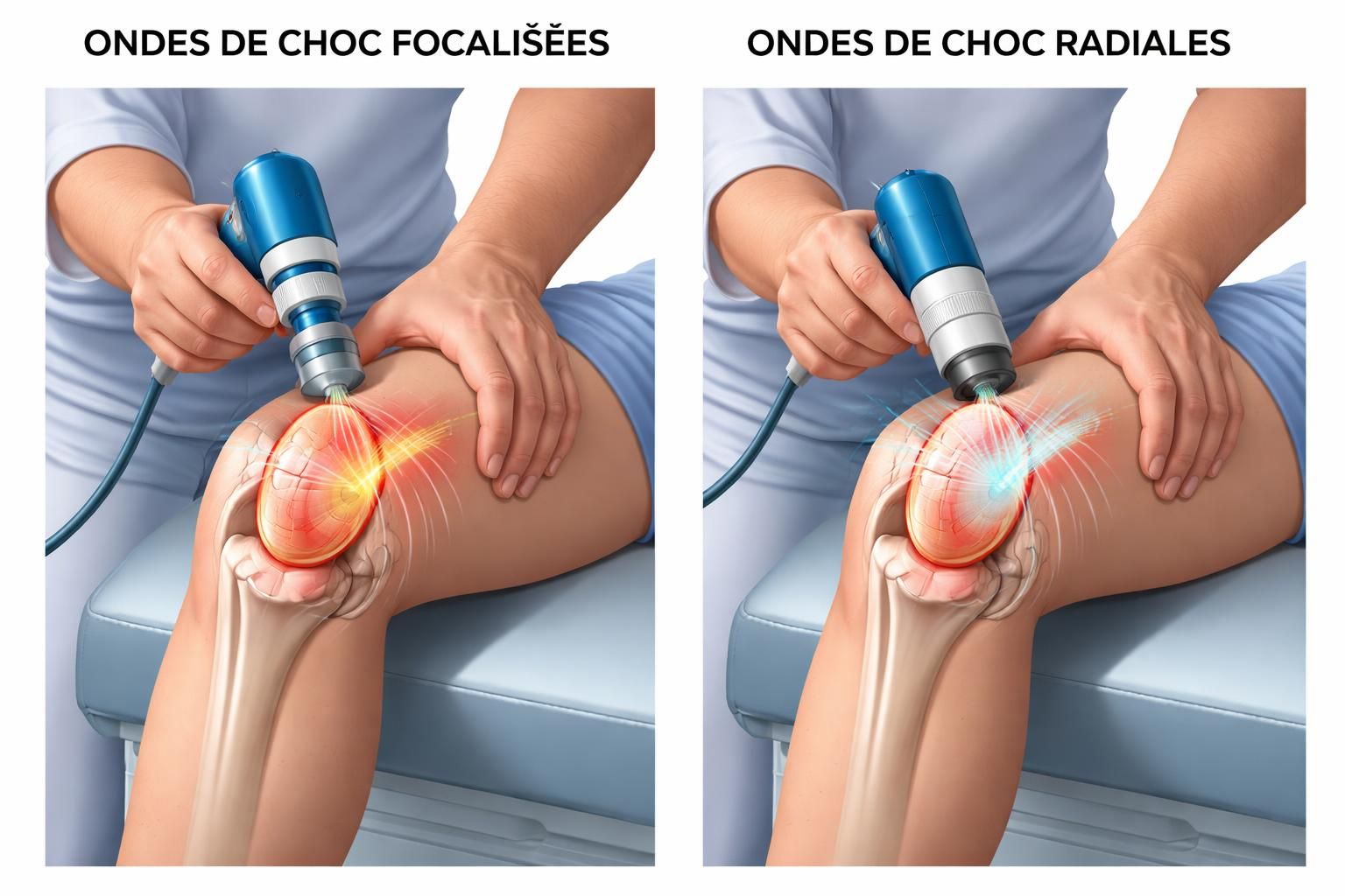 découvrez notre traitement par ondes de choc pour tendinite du genou à terrebonne, offrant un soulagement rapide et efficace pour retrouver mobilité et confort.