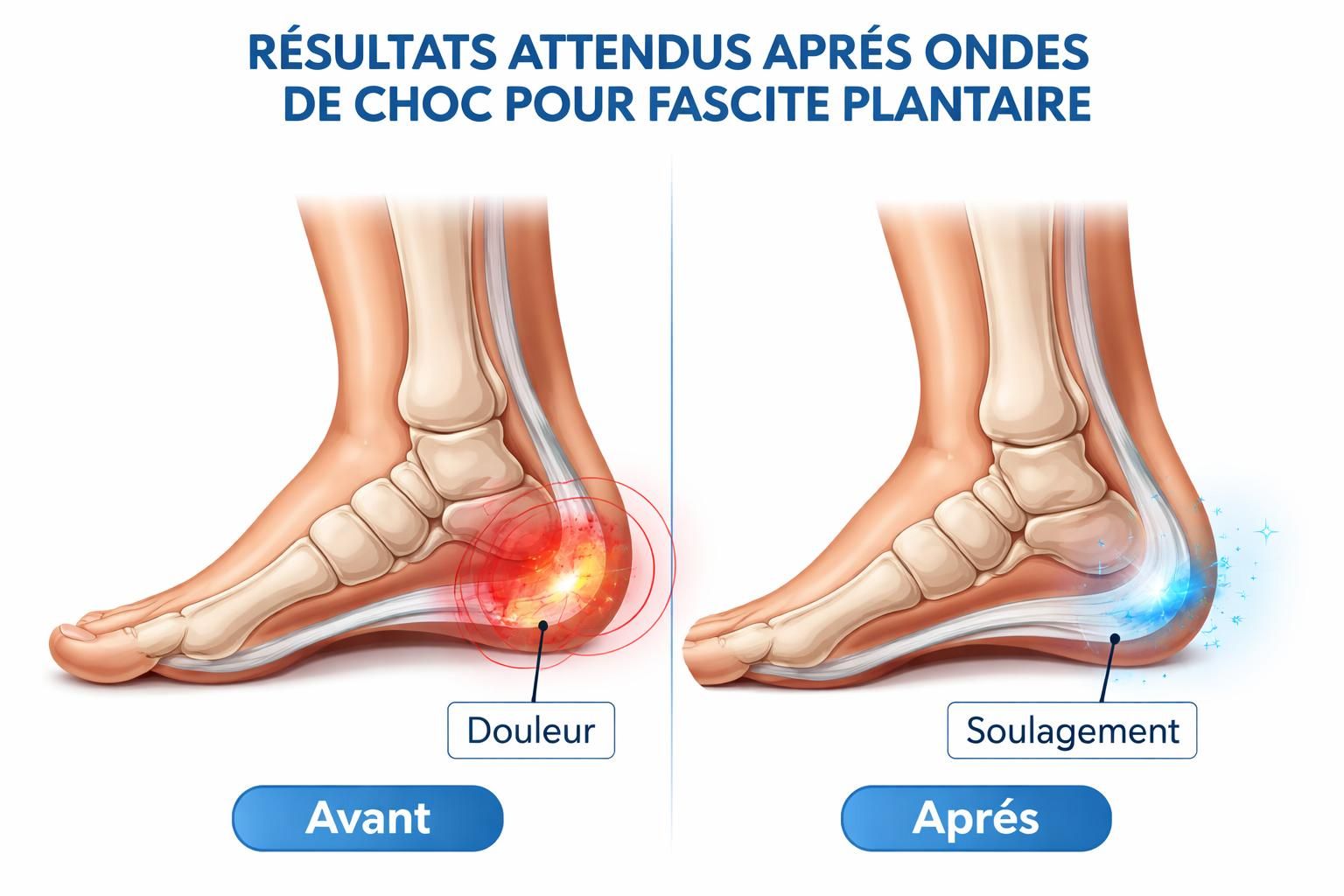 découvrez notre traitement par ondes de choc à laval pour soulager rapidement et efficacement la douleur au talon. solution non invasive pour retrouver votre confort de marche.
