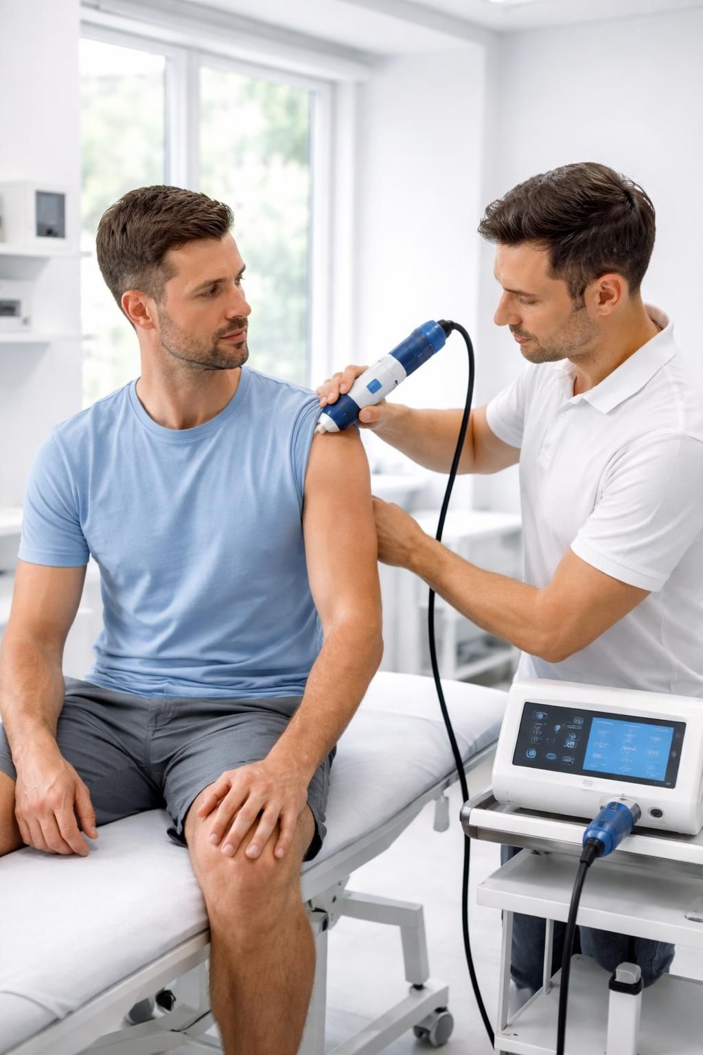 découvrez notre traitement par ondes de choc pour la tendinite du moyen fessier à blainville, offrant un soulagement rapide et efficace pour retrouver votre mobilité.