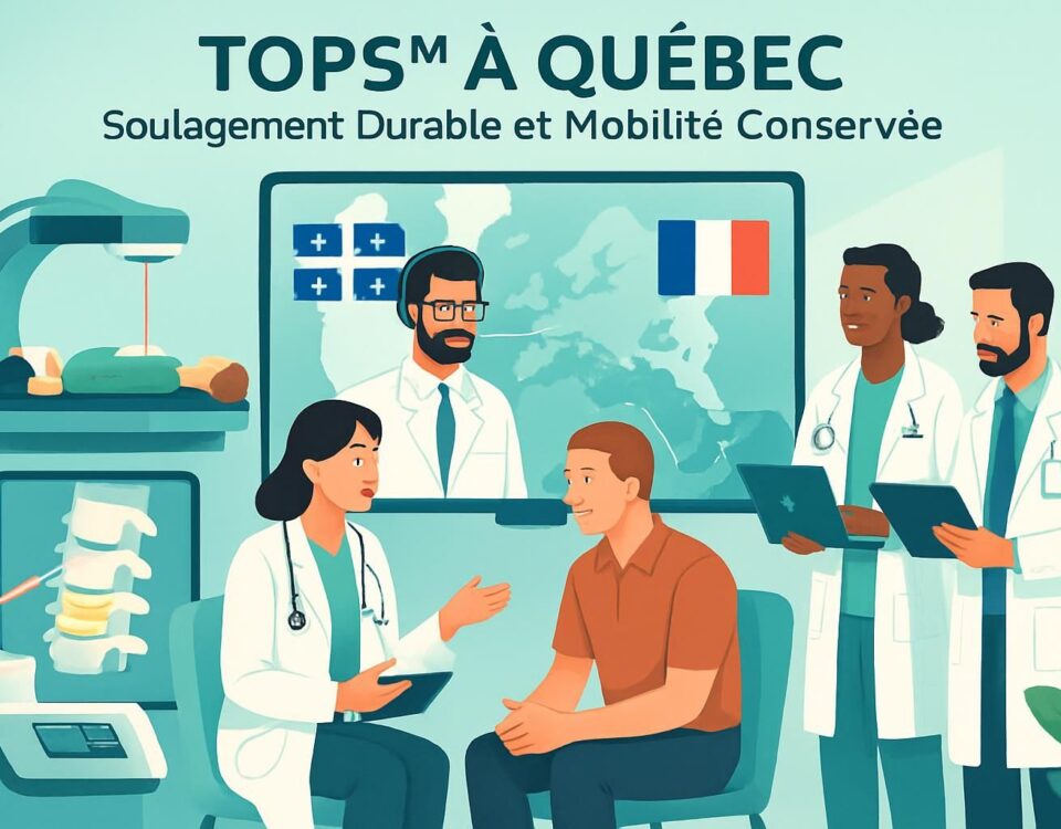 découvrez tops™ à québec, une solution innovante offrant un soulagement durable et le maintien de votre mobilité pour une meilleure qualité de vie.