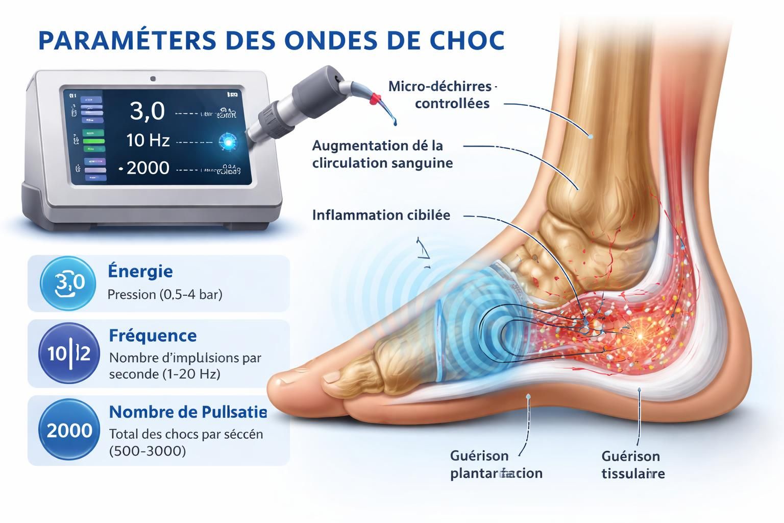 découvrez le traitement innovant par ondes de choc à brossard pour soulager rapidement et efficacement la douleur au talon. retrouvez votre mobilité sans chirurgie ni douleur prolongée.