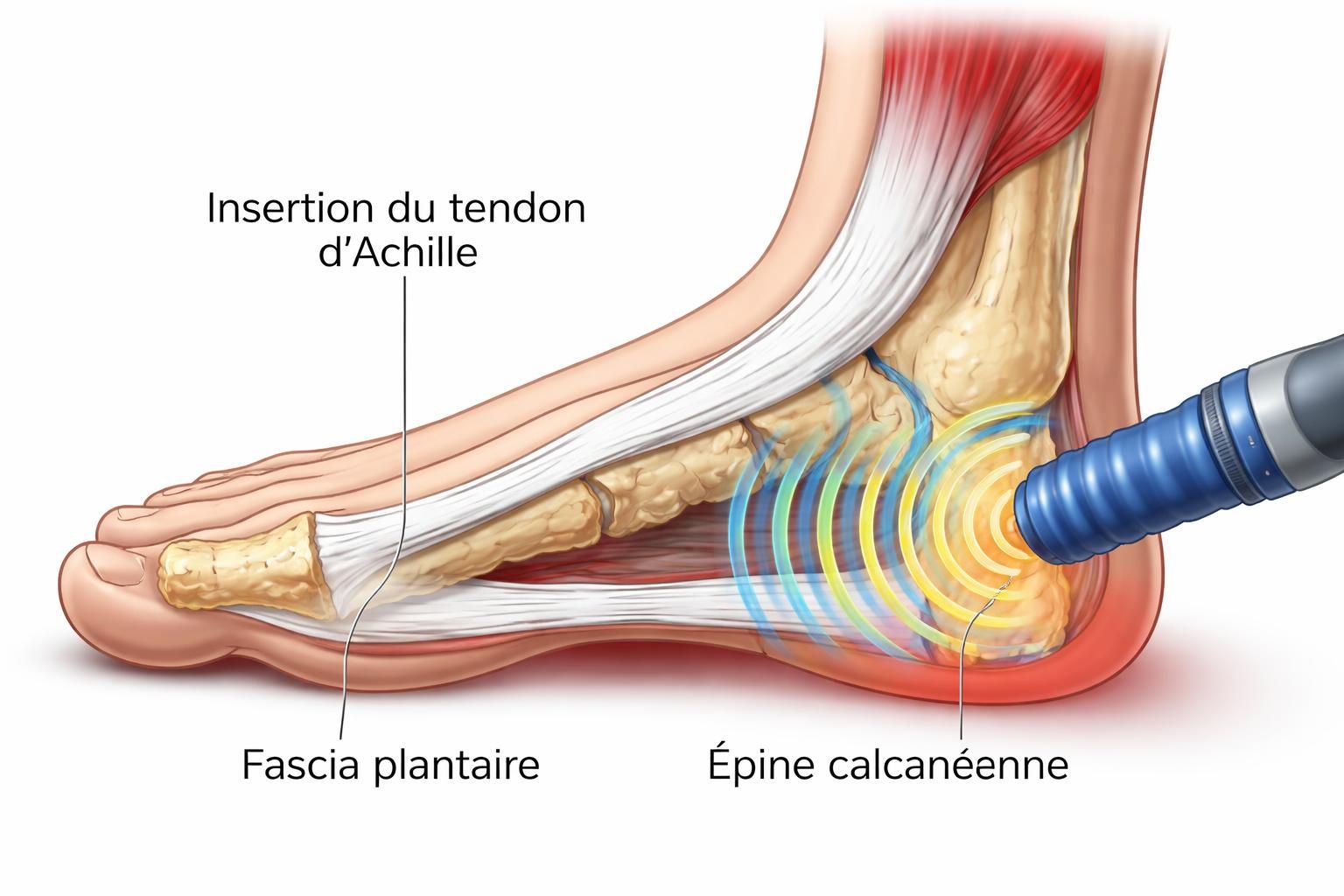 découvrez notre traitement par ondes de choc à dorval pour soulager rapidement et efficacement la douleur au talon. une solution non invasive pour retrouver votre confort de marche.