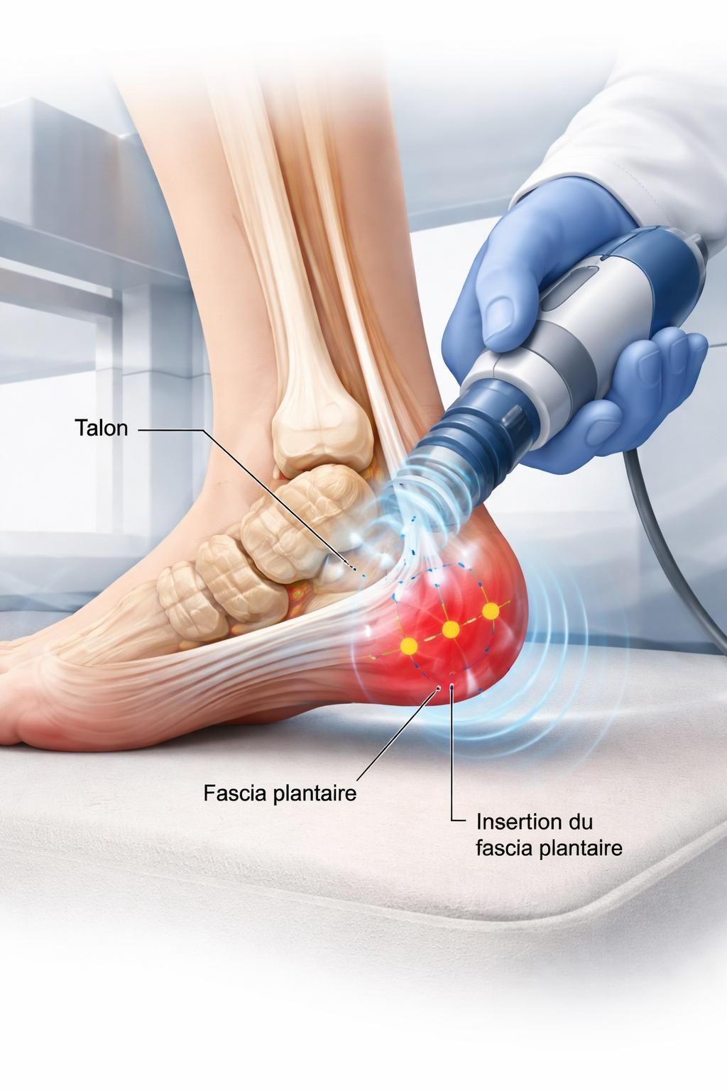 découvrez notre traitement par ondes de choc à kirkland pour soulager rapidement et efficacement la douleur au talon. solution non invasive pour un retour rapide à vos activités.