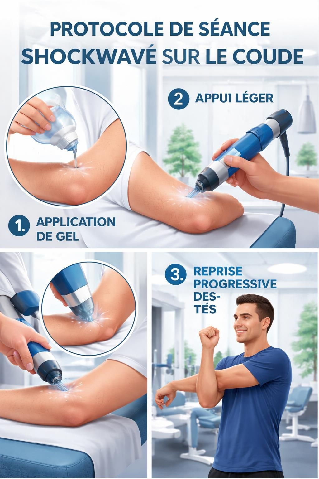découvrez un traitement par ondes de choc à brossard pour soulager rapidement et efficacement la douleur au coude. solution non invasive pour retrouver votre mobilité.