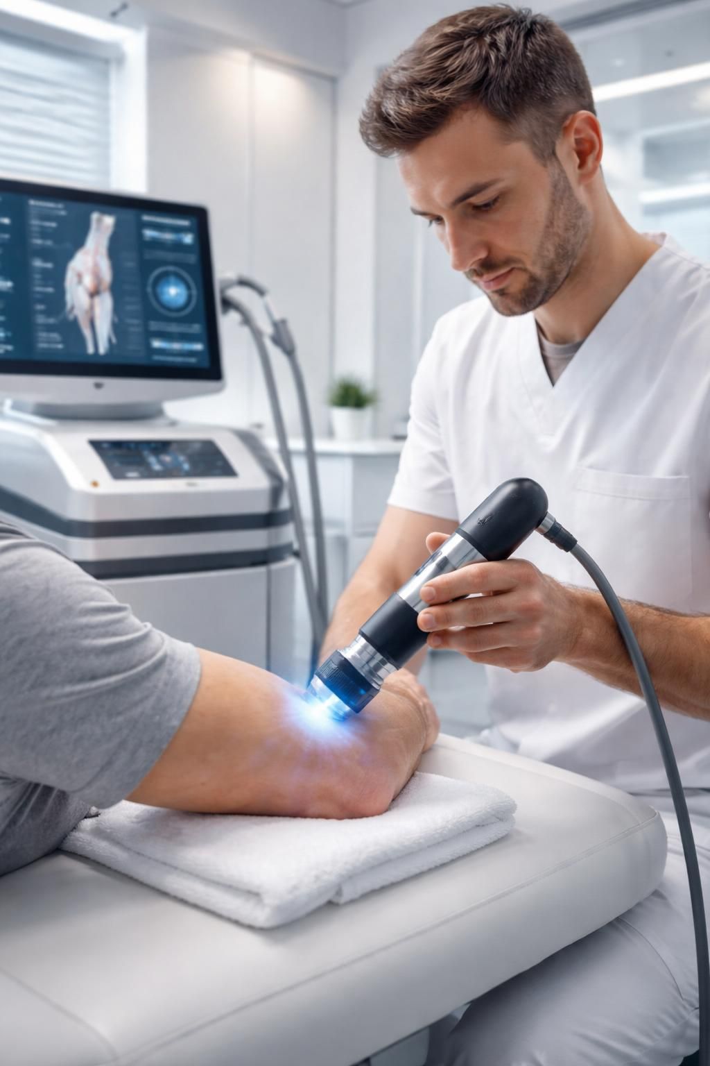 découvrez un traitement par ondes de choc à dorval pour soulager rapidement et efficacement la douleur au coude. solution non invasive pour retrouver mobilité et confort.