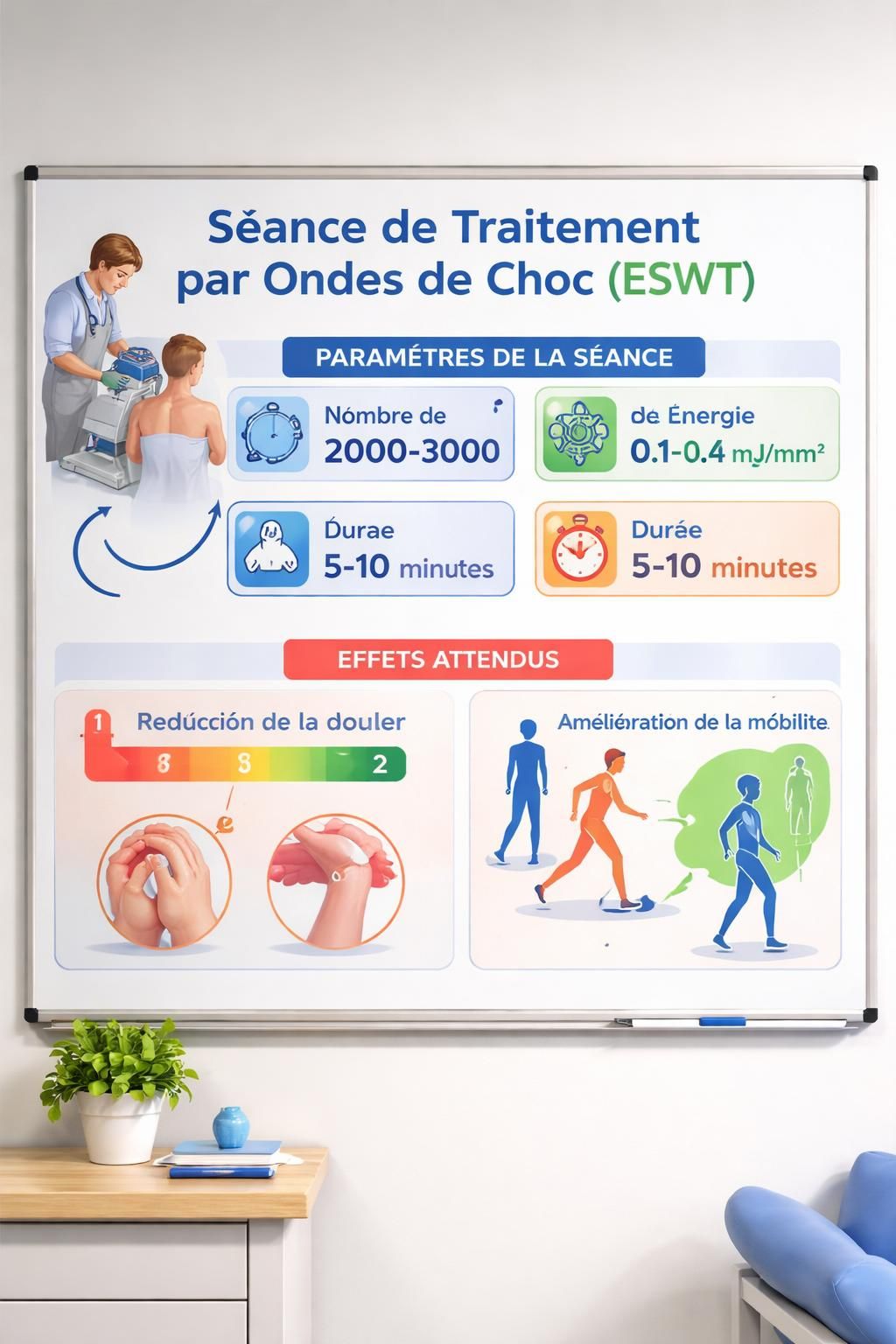 découvrez le traitement par ondes de choc à montréal pour soulager rapidement et efficacement la calcification tendineuse. solution non invasive pour retrouver mobilité et confort.
