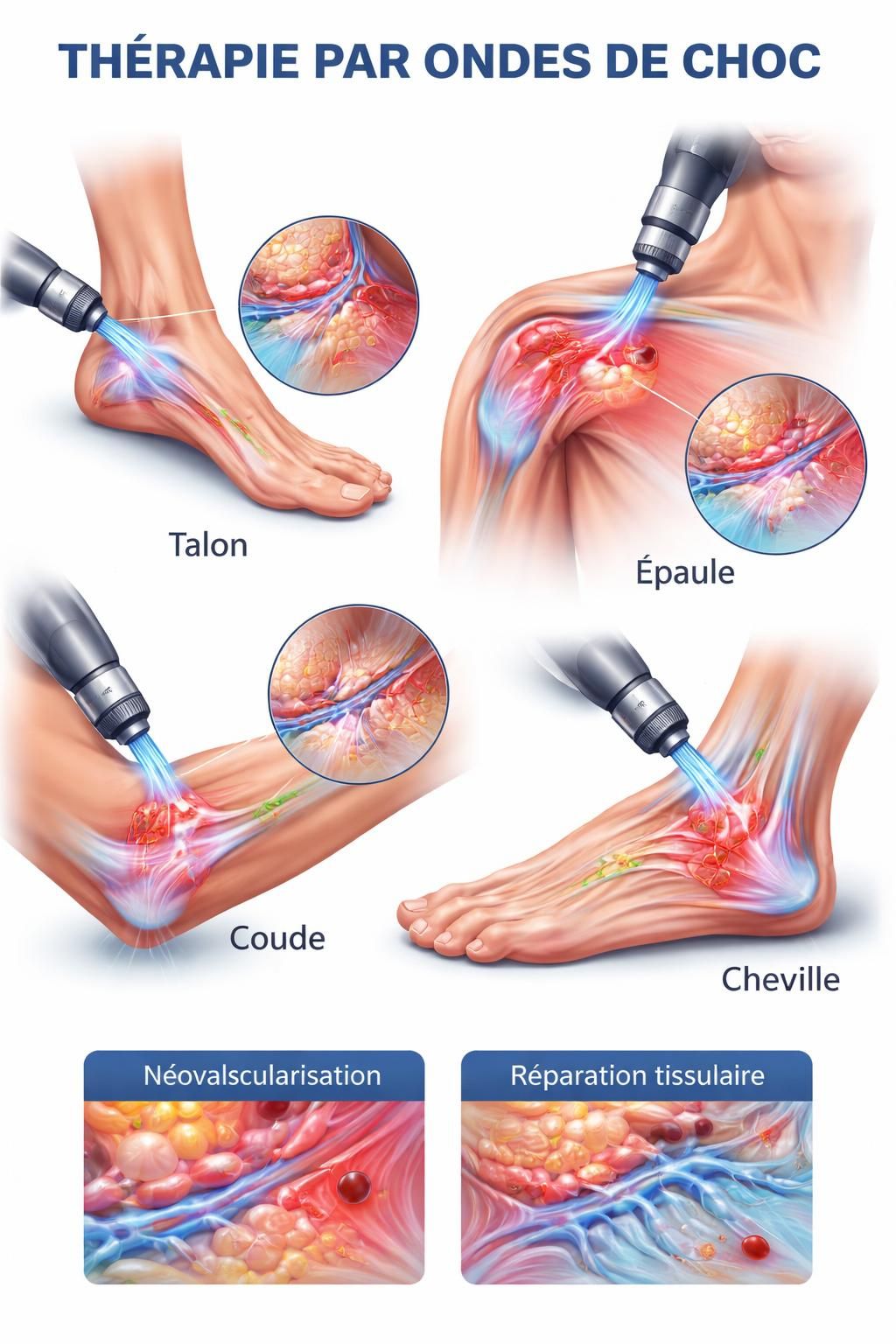 découvrez notre traitement par ondes de choc à repentigny pour la calcification tendineuse, offrant un soulagement rapide et efficace de la douleur pour un retour à une meilleure mobilité.