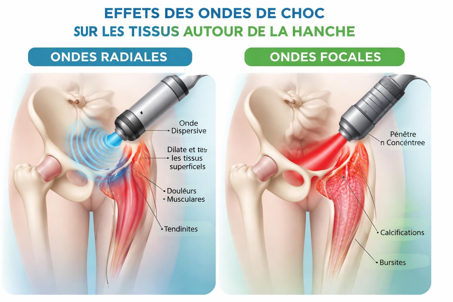 découvrez le traitement par ondes de choc à la prairie pour soulager rapidement et efficacement la douleur à la hanche. une solution non invasive pour retrouver mobilité et confort.